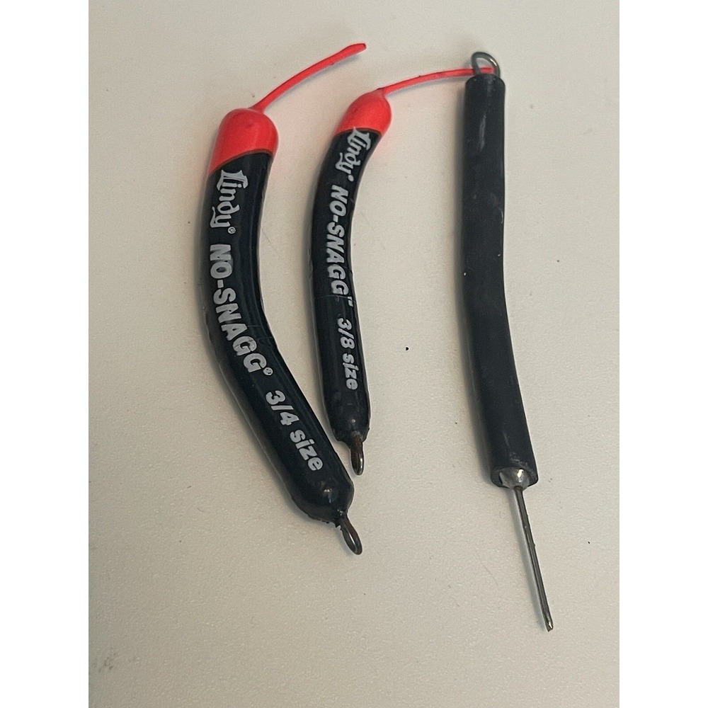 Lot Of 3 LINDY No‎ Snag slip sinkers